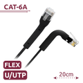UTP6A-FLEX-02BK