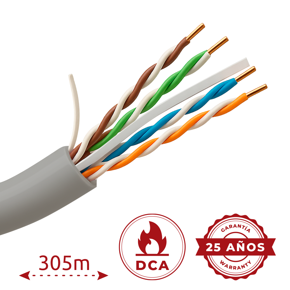 UV-UTP6-300-BC24AWG-DCA-B-W
