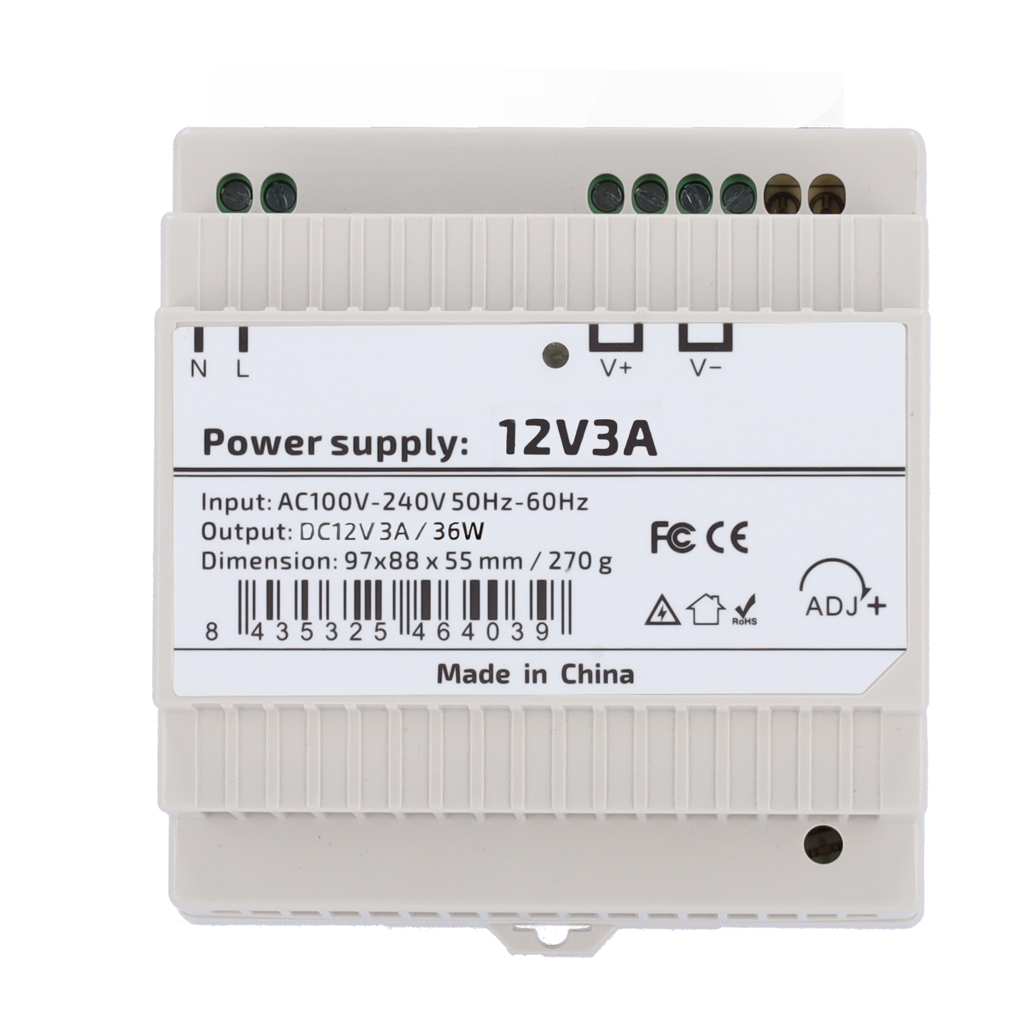 DC12V3A-DIN-P
