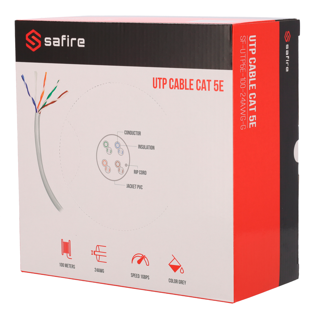 SF-UTP5E-100-24AWG-G