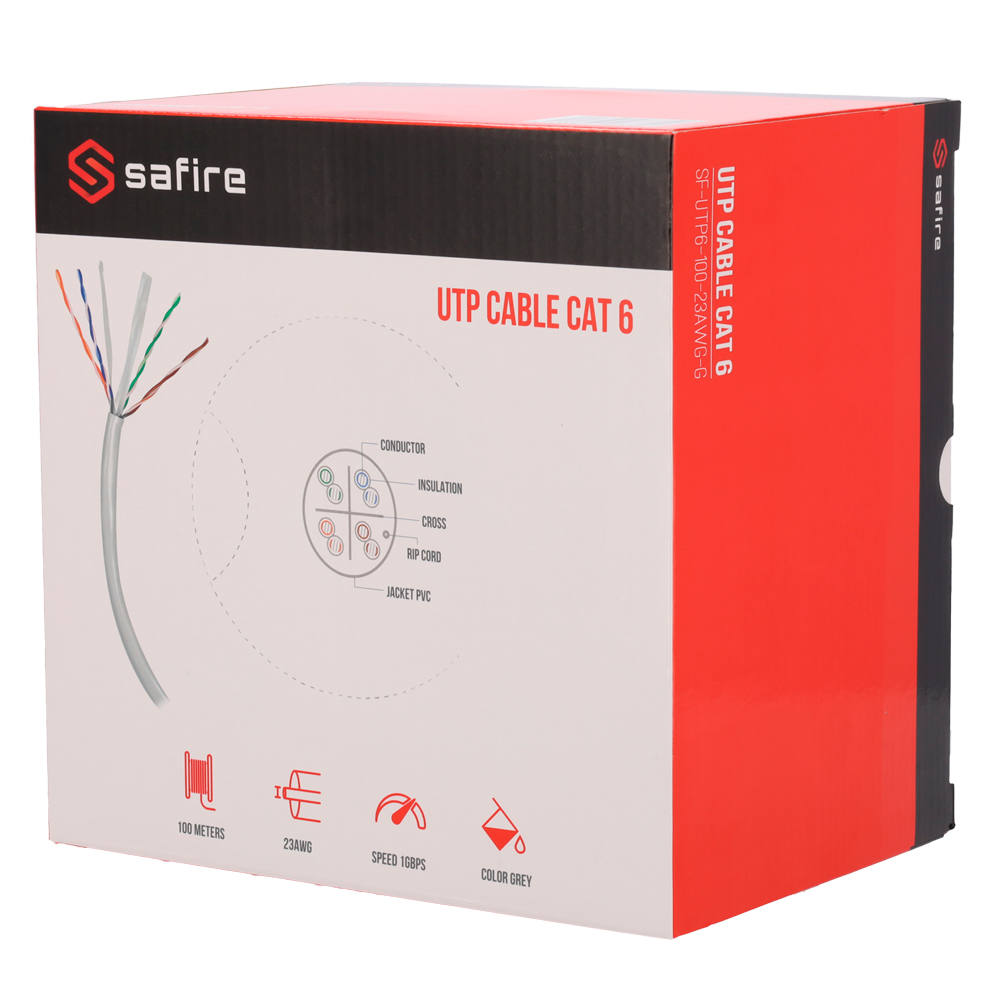 SF-UTP6-100-23AWG-G