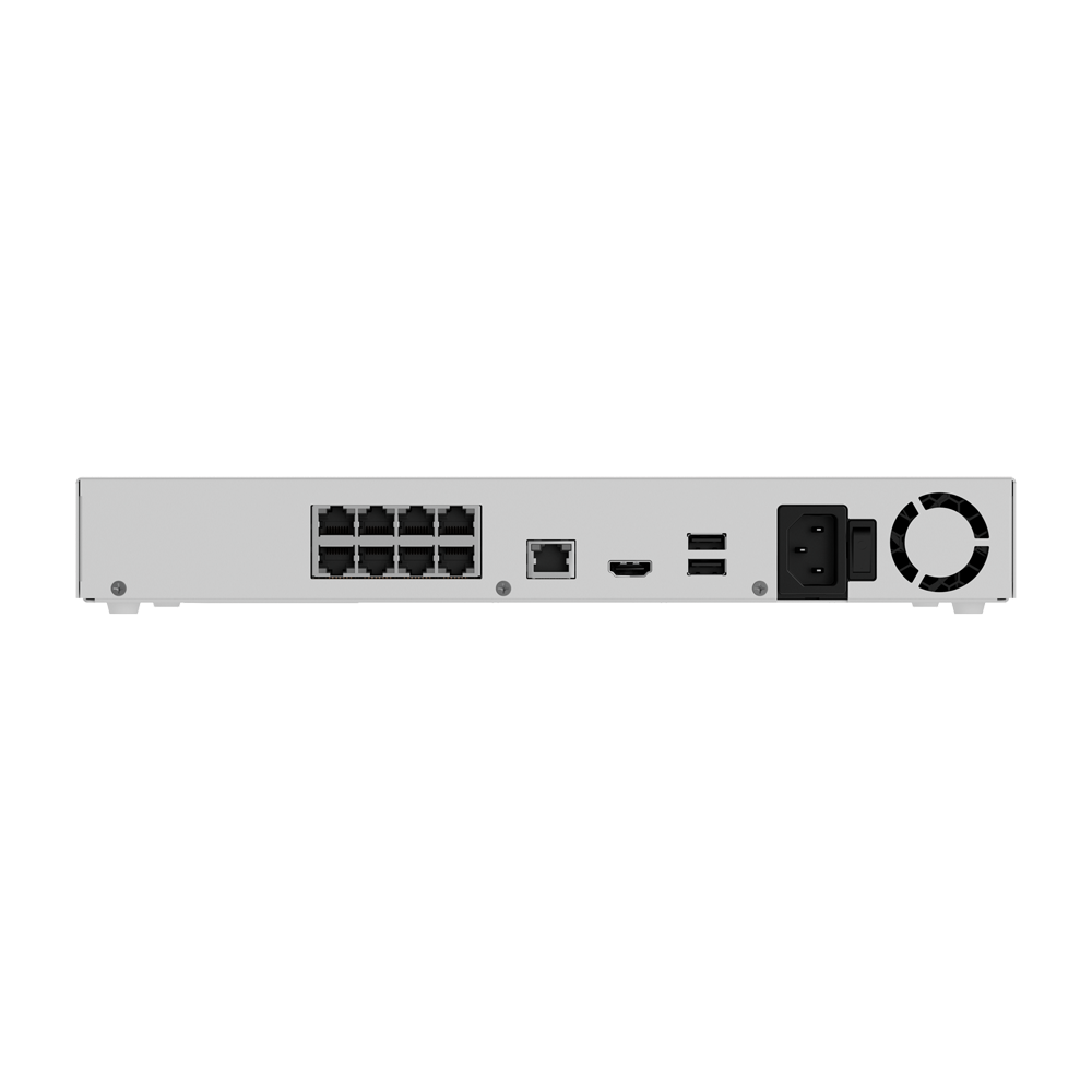 AJ-NVR208-HAC-8P-W